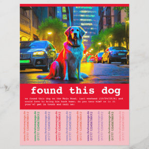 Funnet Hund Reklamblad