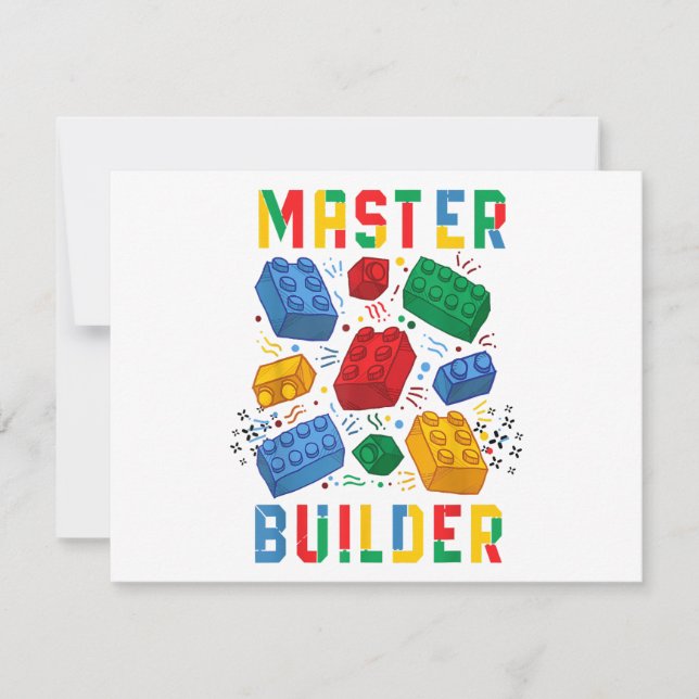 Funniga block Bygger Master Builder (Framsida)