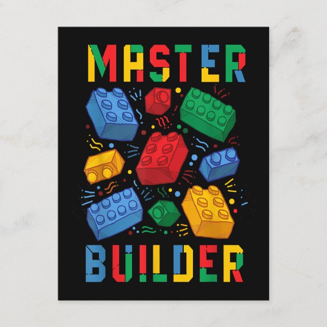 Funniga block Bygger Master Builder Tilläggskort (Framsida)