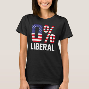 Funny 0 Republicanska liberala politiska Konservat T Shirt