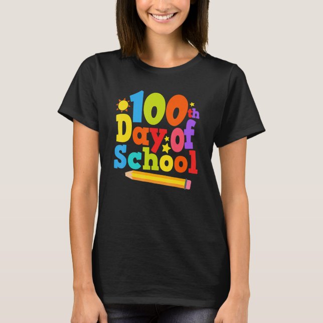 Funny 100 Days Smarter Shirt Happy 100th Day Of Sc T (Framsida)