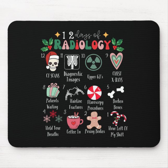 Funny 12 Days Of Radiology Christmas Radiate Xray  Musmatta (Framsidan)