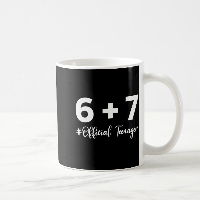 Funny 13th Birthday Teenager 6+7 Year Old Boys Kid Kaffemugg (Höger)