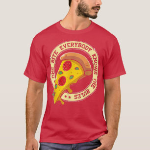 Funny 1 Pizza Alla känner till Regler Food Älskare T Shirt