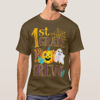 Funny 1st Klass Boo Crew Halloween Teacher Costume T Shirt
