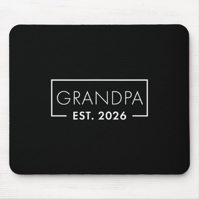 Funny 1st Time Grandpa Est 2026 New Grandpa  Musmatta (Framsidan)