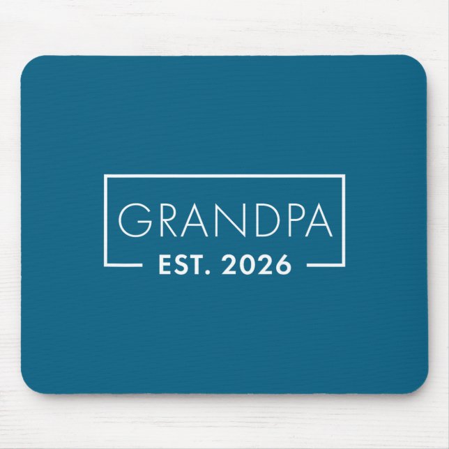 Funny 1st Time Grandpa Est 2026 New Grandpa  Musmatta (Framsidan)