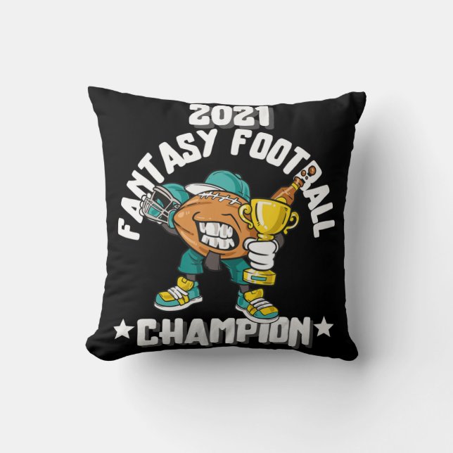 FUNNY 2021 FANTASY FOOTBALL CHAMPION FANTASY LEAGU KUDDE (Framsida)
