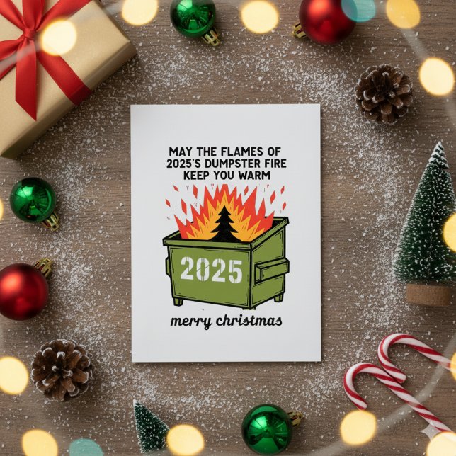 Funny 2026 Christmas Humor Greeting Holiday Card Julkort (Skapare uppladdad)