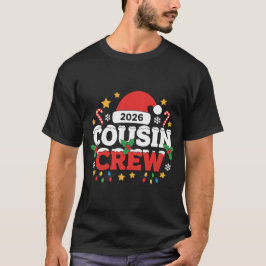 Funny 2026 Cousin Crew Kids Family Gathering  T Shirt
