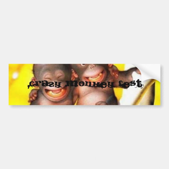 funny%20monkey galen apaFest Bildekal (Framsidan)