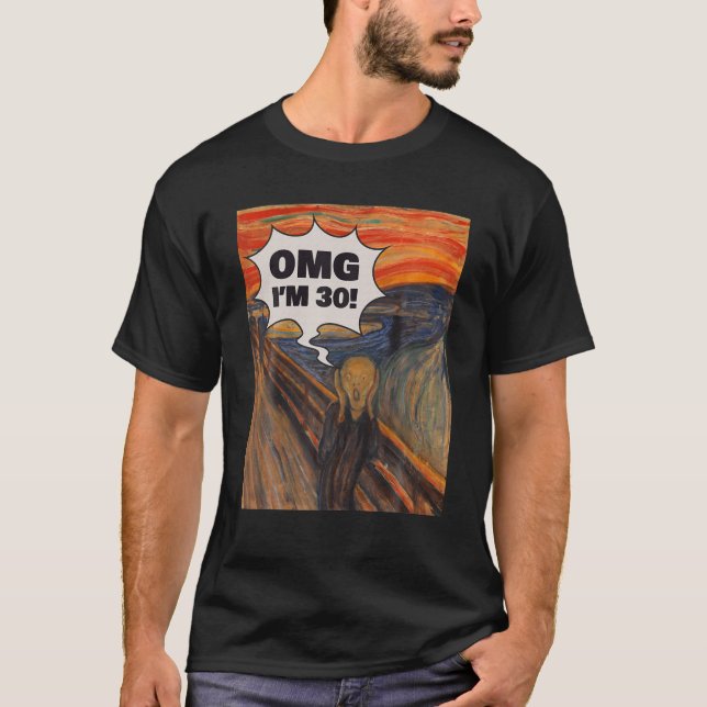 Funny 30års födelsedag 30 år gammal t shirt (Framsida)