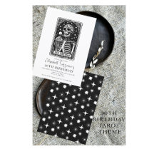 Funny 30års födelsedag Gothic Tarot Black