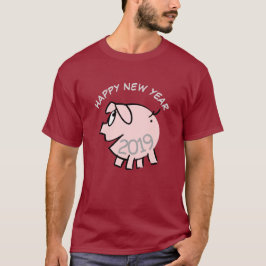 Funny 3 Tecknader Illustration Gris Year Zodiac MT T Shirt