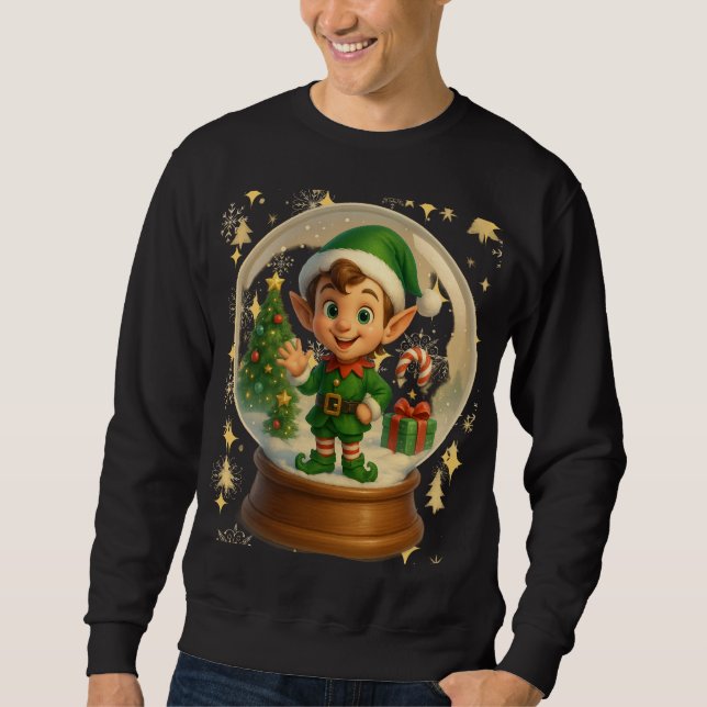 Funny 3D Cartoon Ugly Christmas Sweatshirt  (Framsida)
