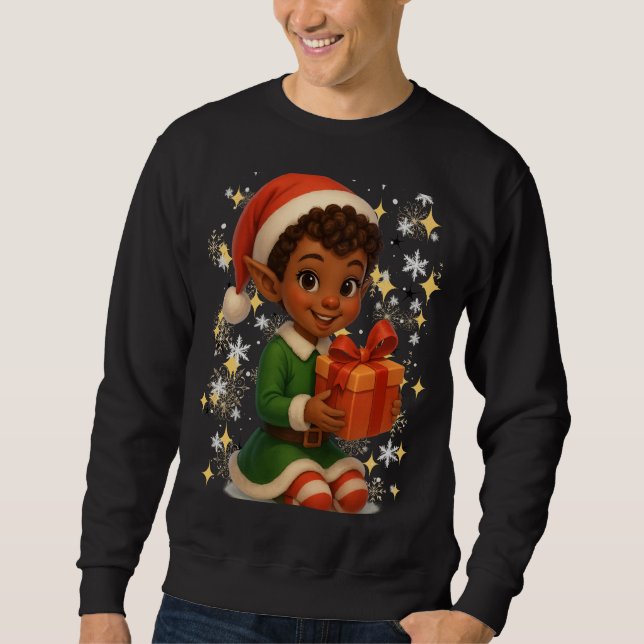 Funny 3D Cartoon Ugly Christmas Sweatshirt  (Framsida)