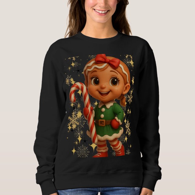 Funny 3D Cartoon Ugly Christmas Sweatshirt T Shirt (Framsida)