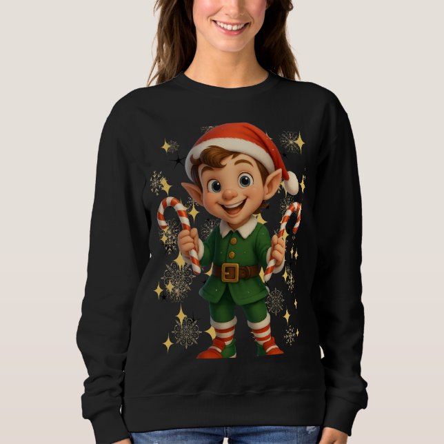 Funny 3D Cartoon Ugly Christmas Sweatshirt T Shirt (Framsida)