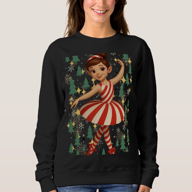 Funny 3D Cartoon Ugly Christmas Sweatshirt T Shirt (Framsida)
