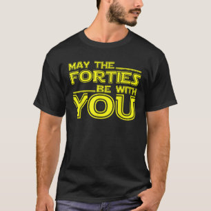 Funny 40 år gammal 40: e födelsedagen Gift Manar K T Shirt