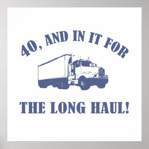 Funny 40:e födelsedagsgåva poster