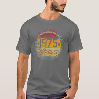 Funny 47:e Vintagen 1975 T 47-årsjubileum Gi T Shirt