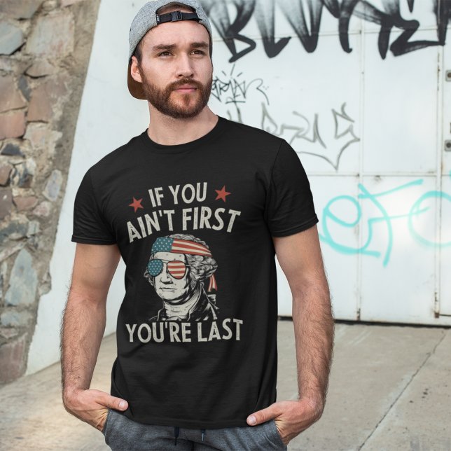 Funny 4th July George Washington T Shirt (Skapare uppladdad)