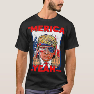Funny 4th Of July Patriotic Donald Trump 'Merica U T Shirt