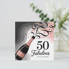 Funny 50:e födelsedagen Önskemål för Syskon Inbjudningar