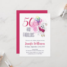 Funny 50 och Fabulous Rosa