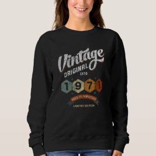 Funny 54 år gammal 1971 Vintage 54:e födelsedagsgå T Shirt