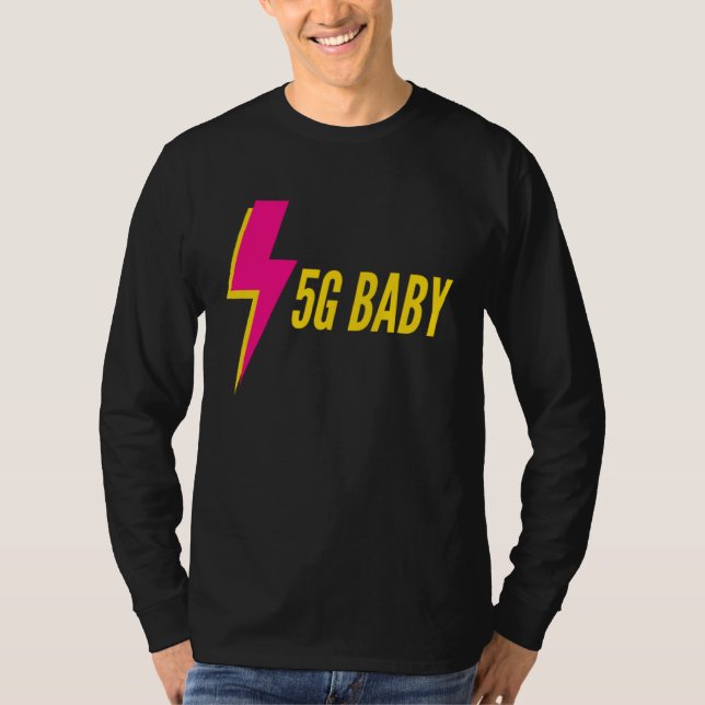 Funny 5G technology T Shirt (Framsida)
