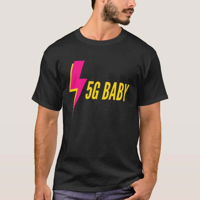 Funny 5G technology T Shirt (Framsida)