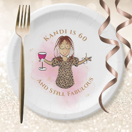 Funny 60:e födelsedag Rosa Ethnic 60 och Fabulous