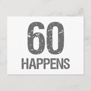 Funny 60:e födelsedagen vykort