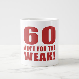 Funny 60:e födelsedagsgåva jumbo mugg