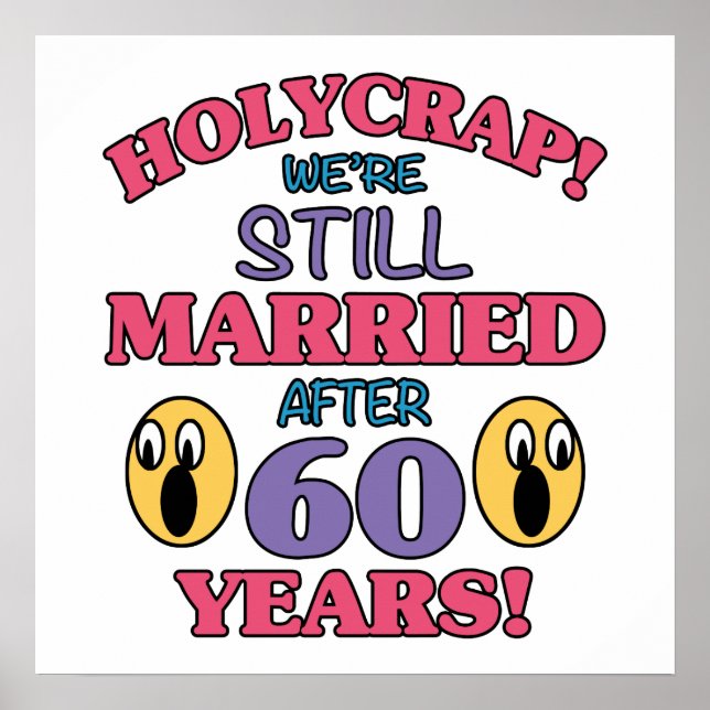 Funny 60th Anniversary Poster (Framsidan)