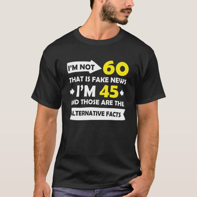 Funny 60Th Birthday Party Gag T Shirt (Framsida)