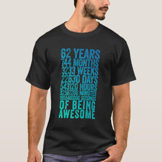 Funny 62:e födelsedagshuset Gammal Meter Funny 62 T Shirt