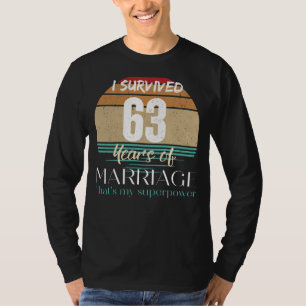 Funny 63 år av Giftermål Survivor Tee