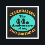 Funny 65e Birthday Gag Gift Pappersservett<br><div class="desc">En roligt-födelsedagspresent för manar och kvinnor firar en milstolpe-ålder. Användor födelsedag humor för att fira en årsdag för en yngre ålder. En underbar daglig gåva till vem som helst!</div>