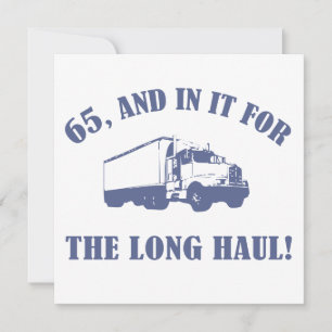 Funny 65e Birthday Gift Kort