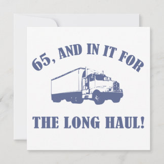 Funny 65e Birthday Gift Kort