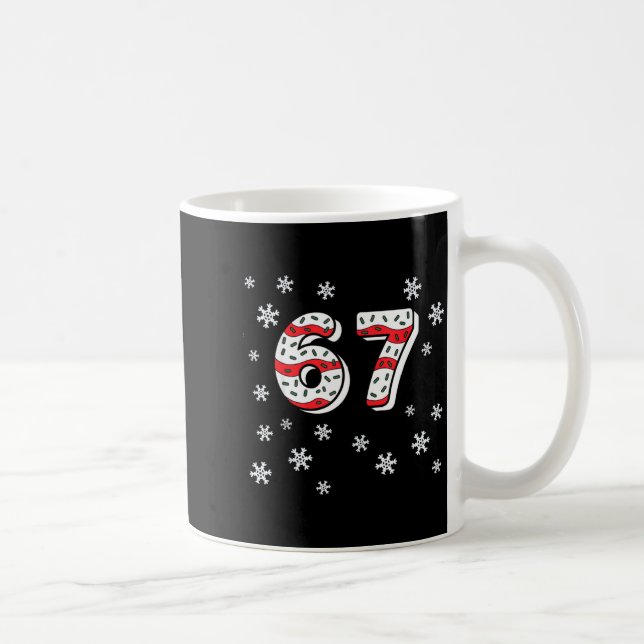 Funny 67 Christmas Cakes 67 Funny Kid 67 Christmas Kaffemugg (Höger)