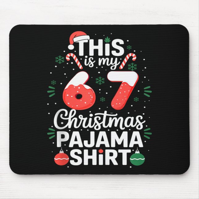 Funny 67 Christmas Pajamas Shirt Six Seven Meme Br Musmatta (Framsidan)