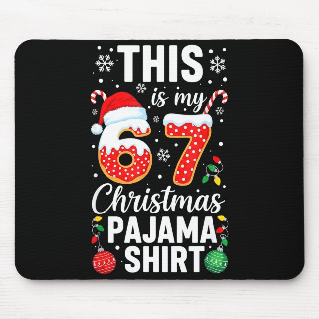 Funny 67 Christmas Pajamas Shirt Six Seven Meme Br Musmatta (Framsidan)