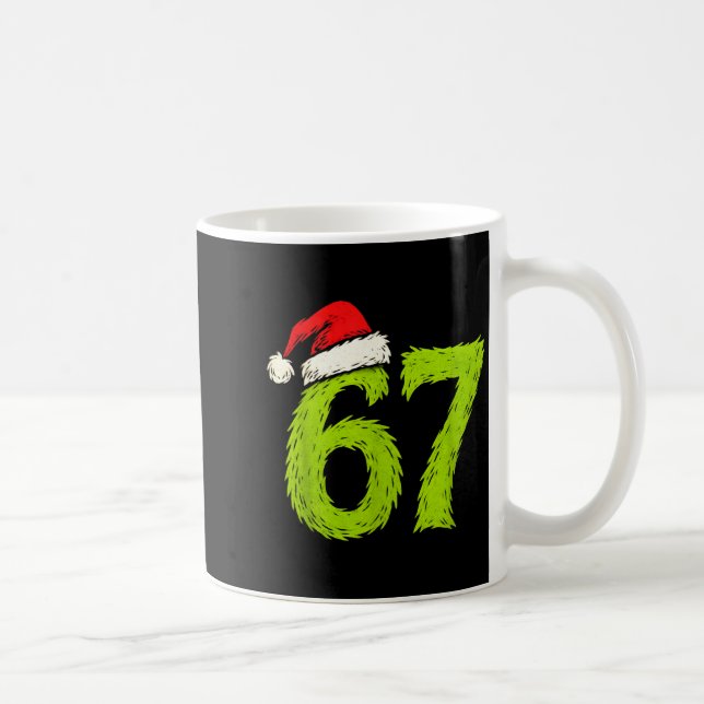 Funny 67 Christmas Six Seven Meme 6 7 Teens Boys G Kaffemugg (Höger)
