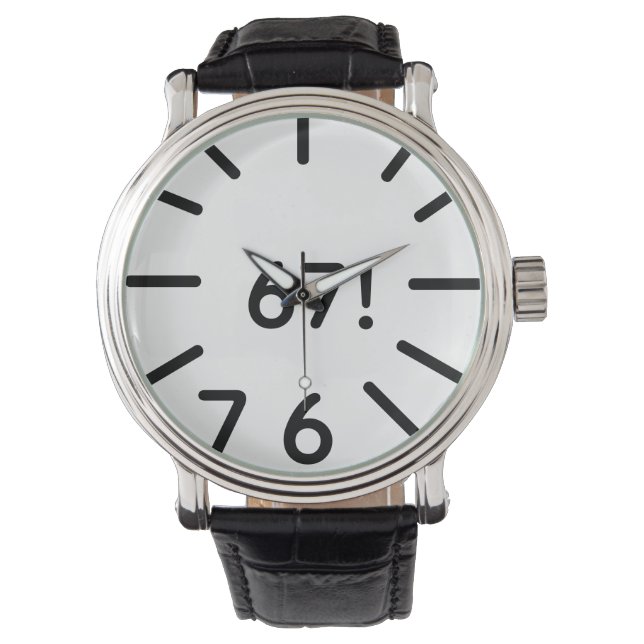 funny 67 clock armbandsur (Framsida)
