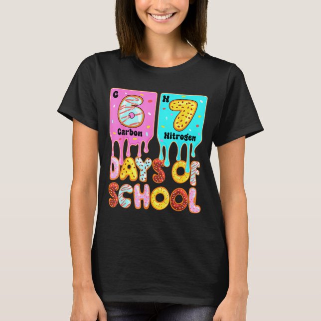 Funny 67 Days Of School Meme Periodic Table Drip G T Shirt (Framsida)