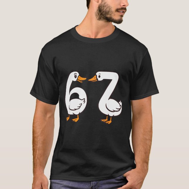Funny 67 Goose Silly Brain Rot Teacher Gen Alpha S T Shirt (Framsida)